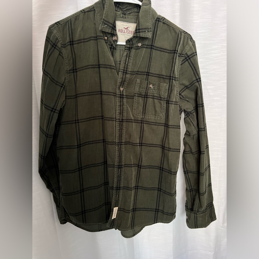 Men’s Hollister long sleeve button up size small